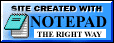 Windows&reg; notepad logo